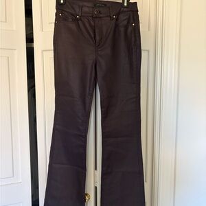 Flare faux leather Ann Taylor new with tags